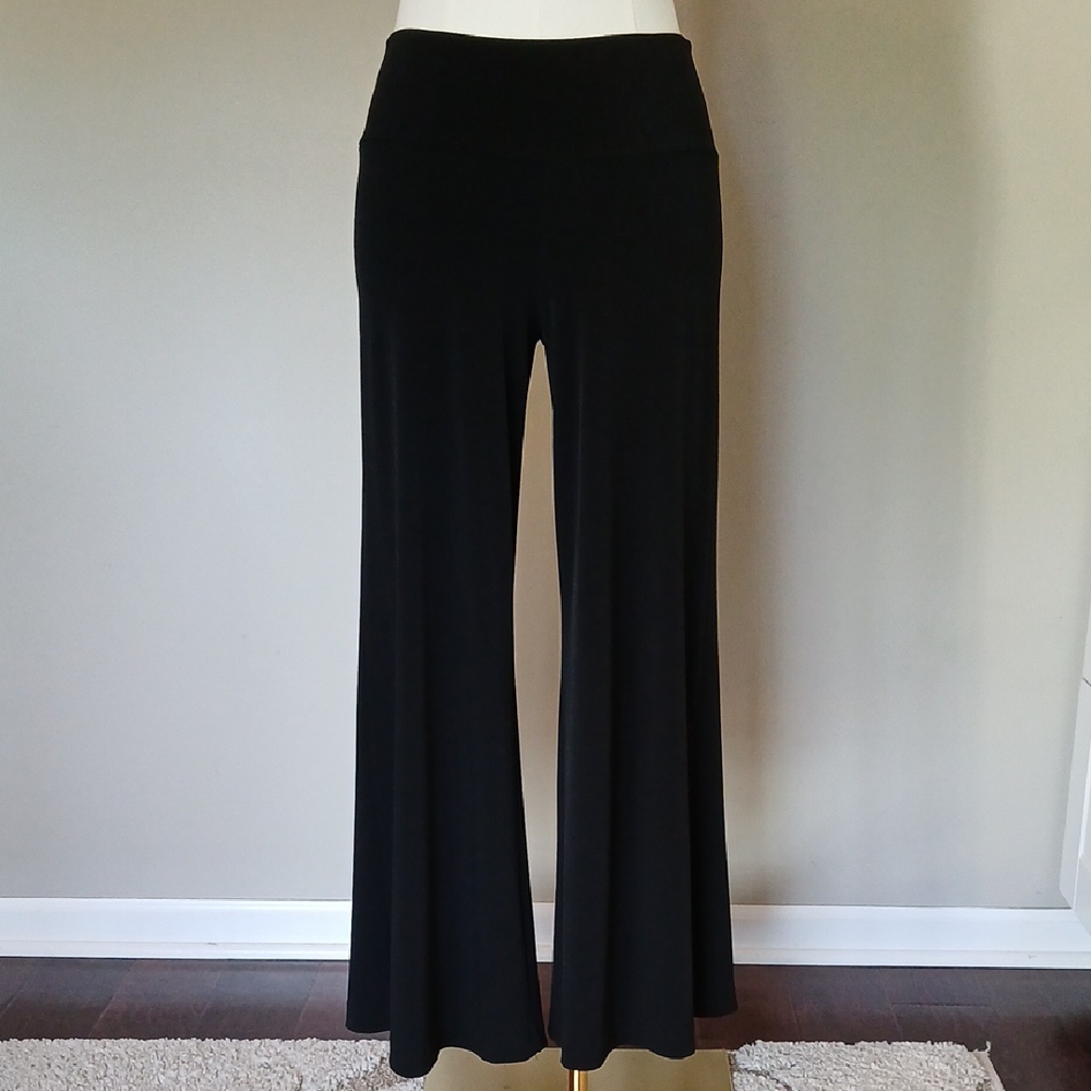 CLARA SUNWOO Black Wide Leg Pants